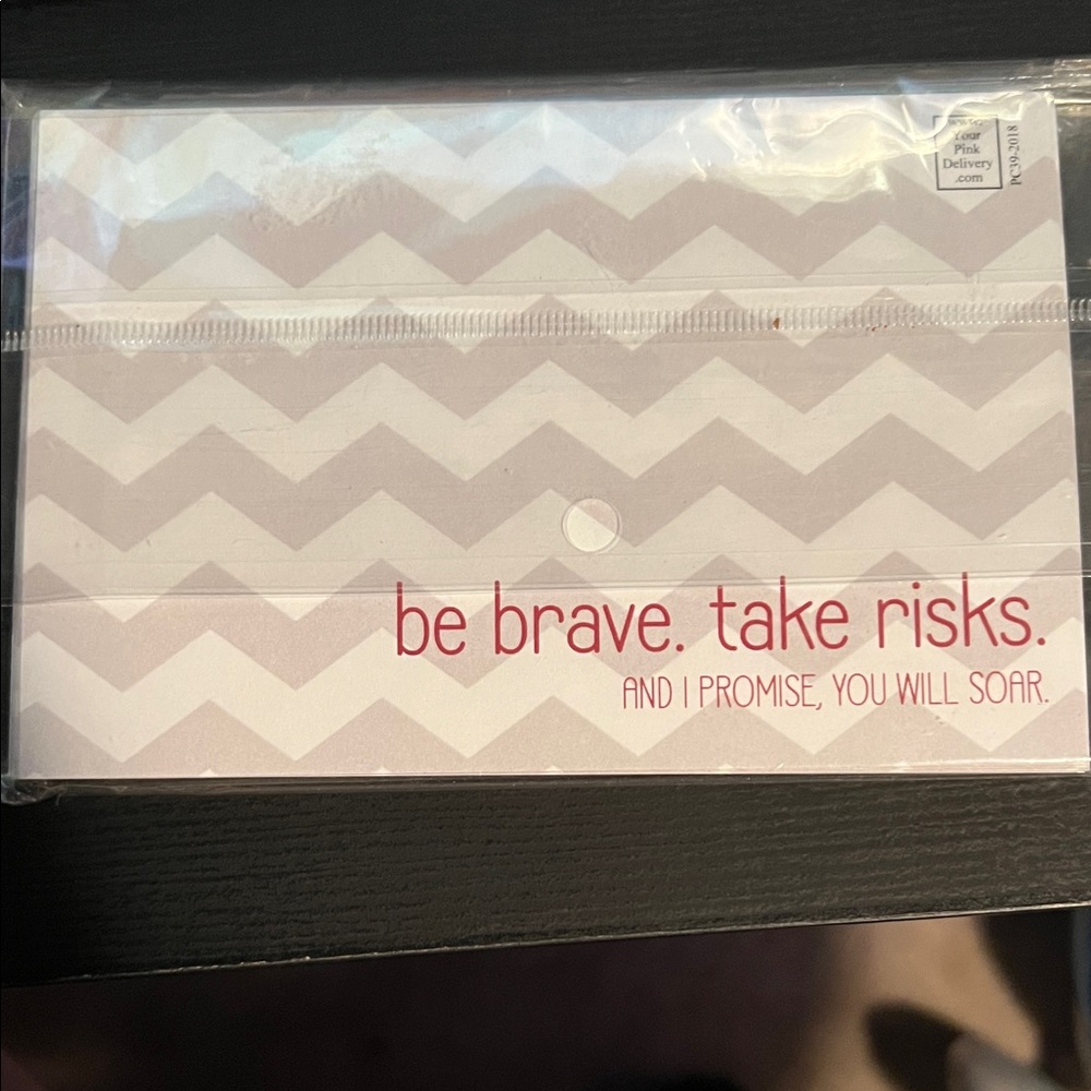 25ct Maybe She Needs Me Quote Card - Pink & Gray - Picture 2 of 5